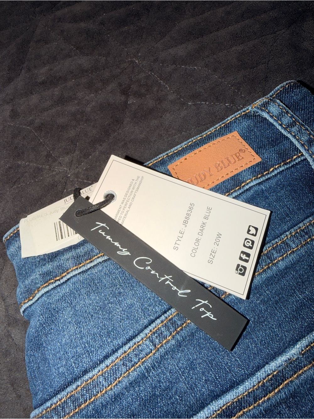 Judy Blue Dark Blue High Rise Women’s Jeans